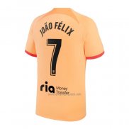 Camiseta Atletico Madrid Jugador Joao Felix Tercera 2022-2023