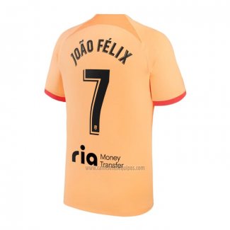 Camiseta Atletico Madrid Jugador Joao Felix Tercera 2022-2023