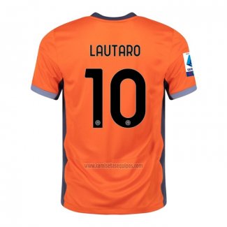 Camiseta Inter Milan Jugador Lautaro Tercera 2023-2024