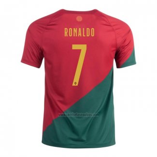 Camiseta Portugal Jugador Ronaldo Primera 2022