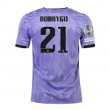Camiseta Real Madrid Jugador Rodrygo Segunda 2022-2023