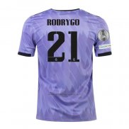 Camiseta Real Madrid Jugador Rodrygo Segunda 2022-2023