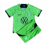 Camiseta Wolfsburg Primera Nino 2022-2023