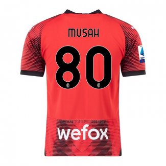 Camiseta AC Milan Jugador Musah Primera 2023-2024