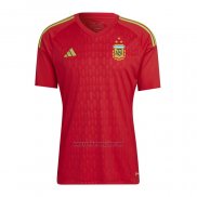 Camiseta Argentina Portero 2022 Rojo