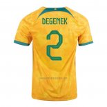 Camiseta Australia Jugador Degenek Primera 2022