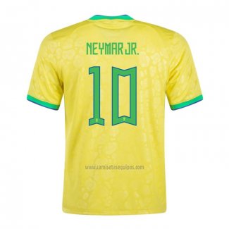 Camiseta Brasil Jugador Neymar Jr. Primera 2022