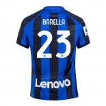 Camiseta Inter Milan Jugador Barella Primera 2022-2023