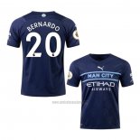 Camiseta Manchester City Jugador Bernardo Tercera 2021-2022