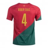 Camiseta Portugal Jugador Ruben Dias Primera 2022