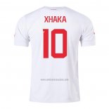 Camiseta Suiza Jugador Xhaka Segunda 2022