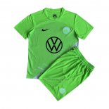 Camiseta Wolfsburg Primera Nino 2023-2024