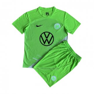 Camiseta Wolfsburg Primera Nino 2023-2024