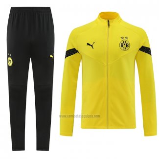 Chandal de Chaqueta del Borussia Dortmund 2022-2023 Amarillo