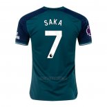 Camiseta Arsenal Jugador Saka Tercera 2023-2024