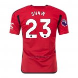 Camiseta Manchester United Jugador Shaw Primera 2023-2024