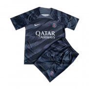 Camiseta Paris Saint-Germain Portero Nino 2023-2024 Negro