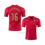 Camiseta Portugal Jugador B.Fernandes Primera 2020-2021