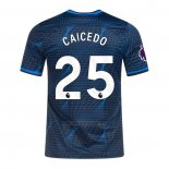 Camiseta Chelsea Jugador Caicedo Segunda 2023-2024