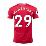 Camiseta Manchester United Jugador Wan-Bissaka Primera 2022-2023