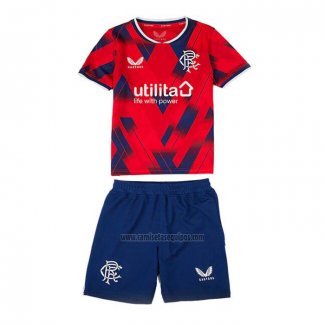 Camiseta Rangers Cuarto Nino 2023-2024