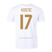 Camiseta Serbia Jugador Kostic Segunda 2022