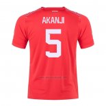 Camiseta Suiza Jugador Akanji Primera 2022