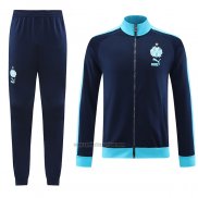 Chandal de Chaqueta del Olympique Marsella 2023-2024 Azul Oscuro