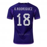 Camiseta Argentina Jugador G.Rodriguez Primera 2022