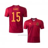 Camiseta Espana Jugador Ramos Primera 2020-2021