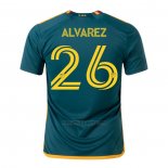 Camiseta Los Angeles Galaxy Jugador Alvarez Segunda 2023-2024