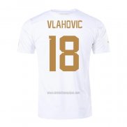 Camiseta Serbia Jugador Vlahovic Segunda 2022