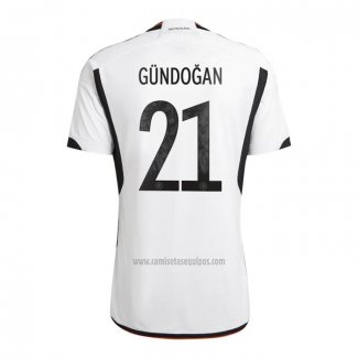 Camiseta Alemania Jugador Gundogan Primera 2022