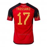 Camiseta Belgica Jugador Trossard Primera 2022