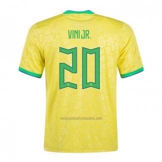 Camiseta Brasil Jugador Vini Jr. Primera 2022