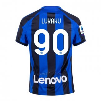 Camiseta Inter Milan Jugador Lukaku Primera 2022-2023