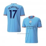 Camiseta Manchester City Jugador De Bruyne Primera 2022-2023