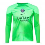Camiseta Paris Saint-Germain Portero Manga Larga 2022-2023 Verde