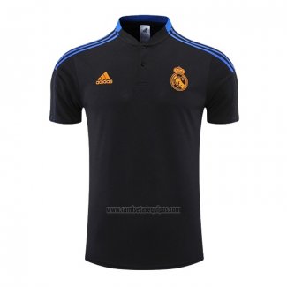 Camiseta Polo del Real Madrid 2022-2023 Negro y Azul