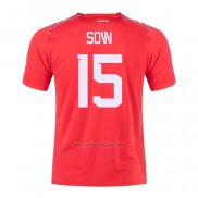 Camiseta Suiza Jugador Sow Primera 2022