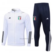 Chandal de Chaqueta del Italia Nino 2023-2024 Blanco