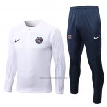 Chandal de Sudadera del Paris Saint-Germain 2022-2023 Blanco