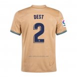 Camiseta Barcelona Jugador Dest Segunda 2022-2023