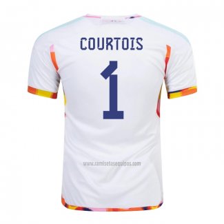 Camiseta Belgica Jugador Courtois Segunda 2022