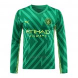 Camiseta Manchester City Portero Manga Larga 2023-2024 Verde