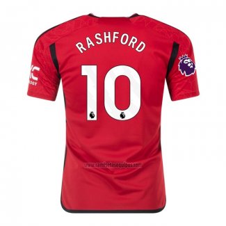 Camiseta Manchester United Jugador Rashford Primera 2023-2024