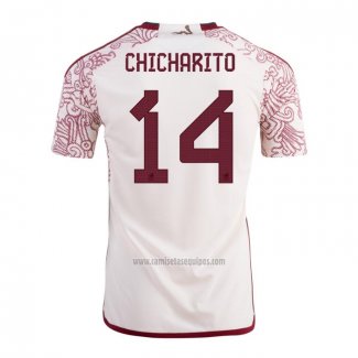 Camiseta Mexico Jugador Chicharito Segunda 2022