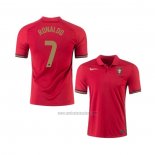 Camiseta Portugal Jugador Ronaldo Primera 2020-2021