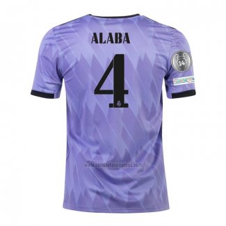 Camiseta Real Madrid Jugador Alaba Segunda 2022-2023