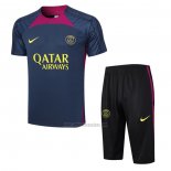 Chandal del Paris Saint-Germain Manga Corta 2023-2024 Azul - Pantalon Corto